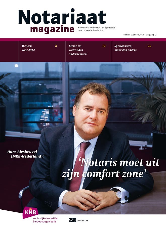 Notariaat Magazine nr 1, januari 2012