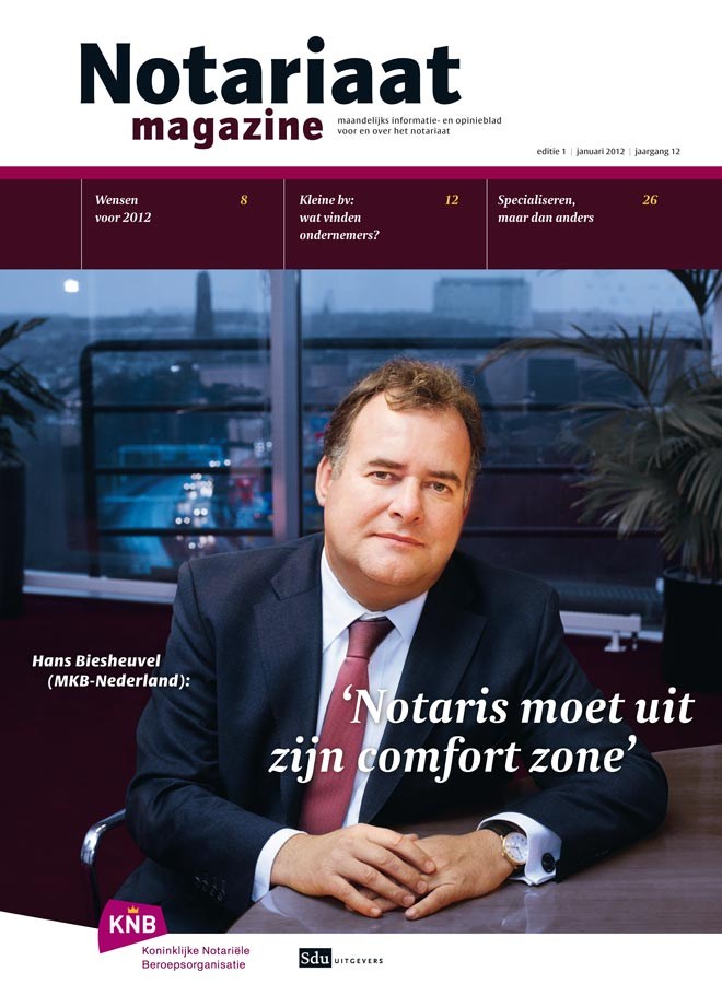 Notariaat Magazine nr 1, januari 2012