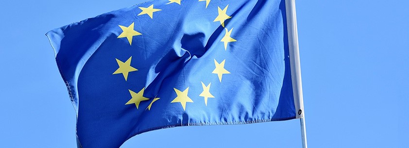 Vlag Europa 380 breed